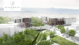 rendering of Confluence Companies Riverwalk Real Estate Development in Castle Rock Colorado