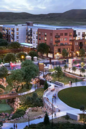 The Riverwalk real estate and housing development in Castle Rock Colorado