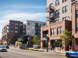 Street view of the Riverwalk Castle Rock building