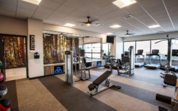 fitness center at Union West Apartments