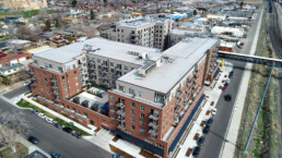 Aerial view of ZIA Sunnyside building