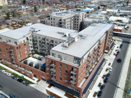 Aerial view of ZIA Sunnyside building