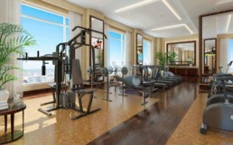 fitness center in the residences at four seasons