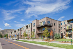 Exterior street view of the West 8th building